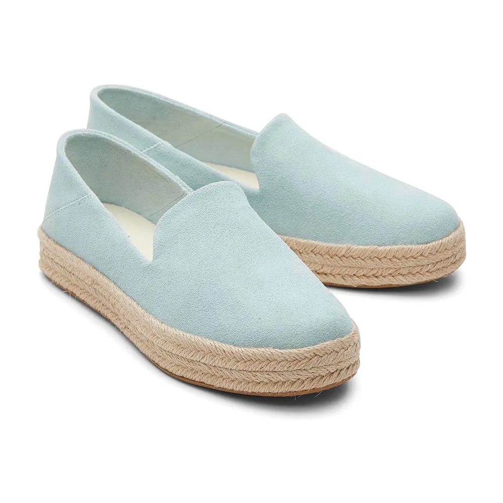 TOMS Women Carolina Light Mint Suede Shoes