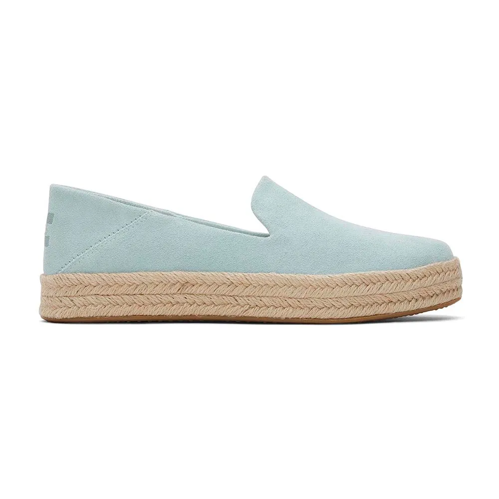 TOMS Women Carolina Light Mint Suede Shoes