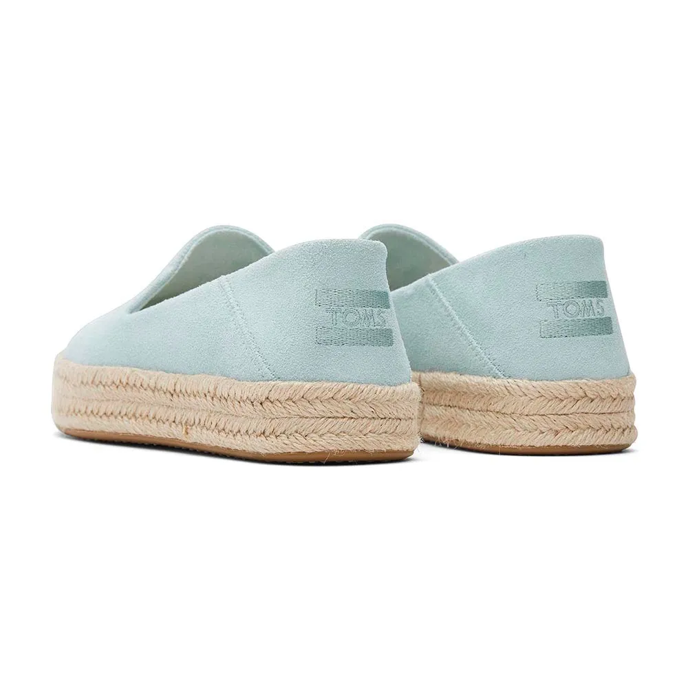 TOMS Women Carolina Light Mint Suede Shoes