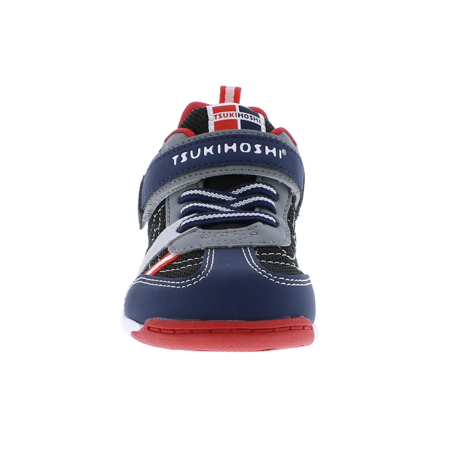 Tsukihoshi Kaz | Navy/Red Kids & Toddler Sneakers