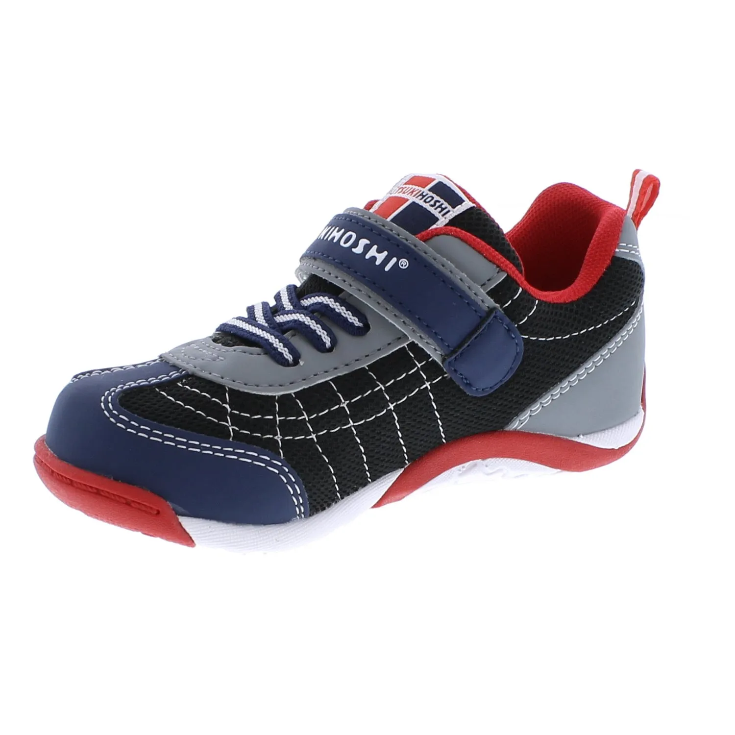 Tsukihoshi Kaz | Navy/Red Kids & Toddler Sneakers
