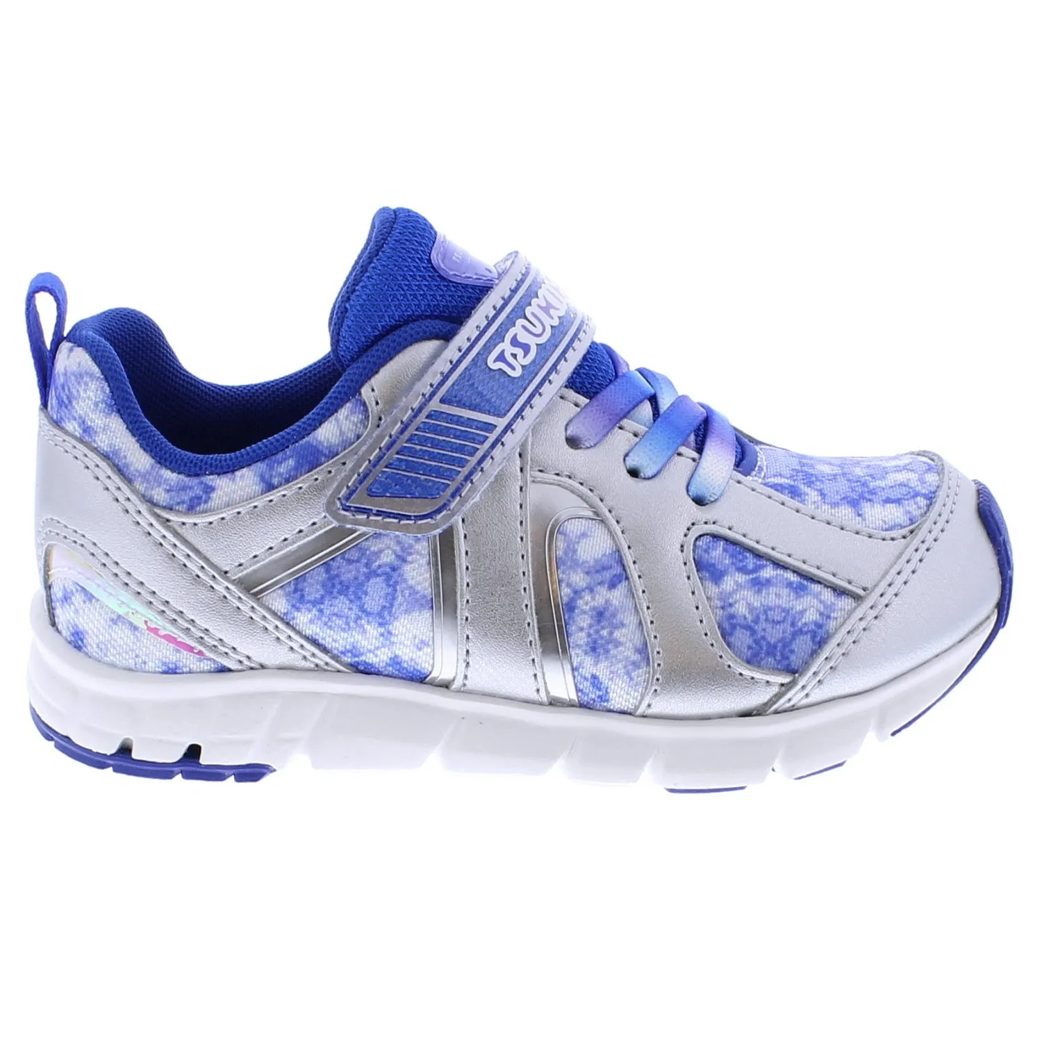Tsukihoshi Rainbow | Silver/Blue Youth Sneakers
