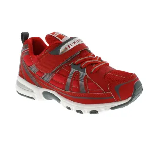 Tsukihoshi Storm | Red/Grey Kids Sneakers