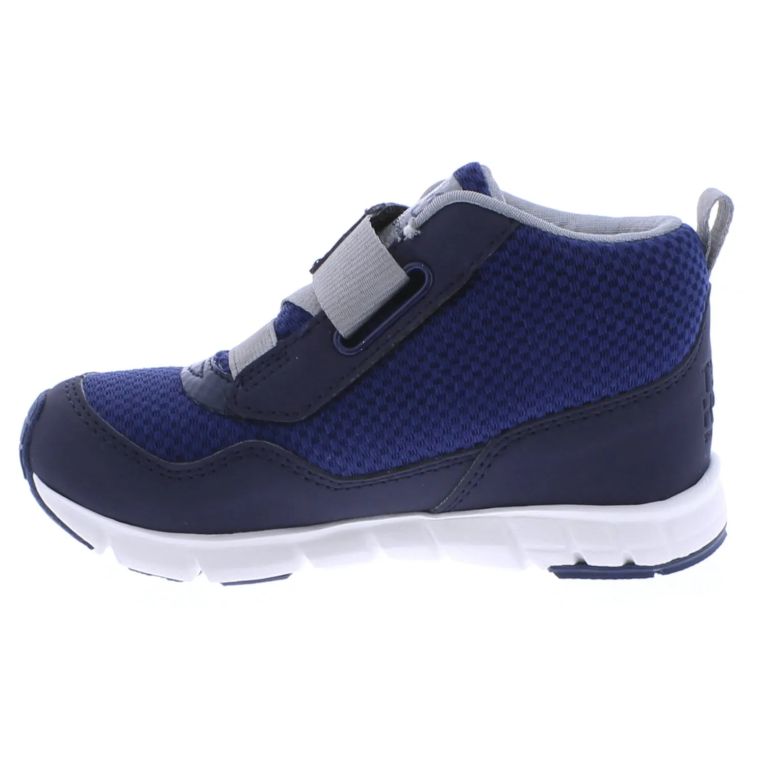 Tsukihoshi Tokyo | Navy/Gray Waterproof Kids High Top Sneakers