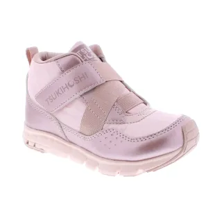 Tsukihoshi Tokyo | Pink/Rose Waterproof Kids High Top Sneakers