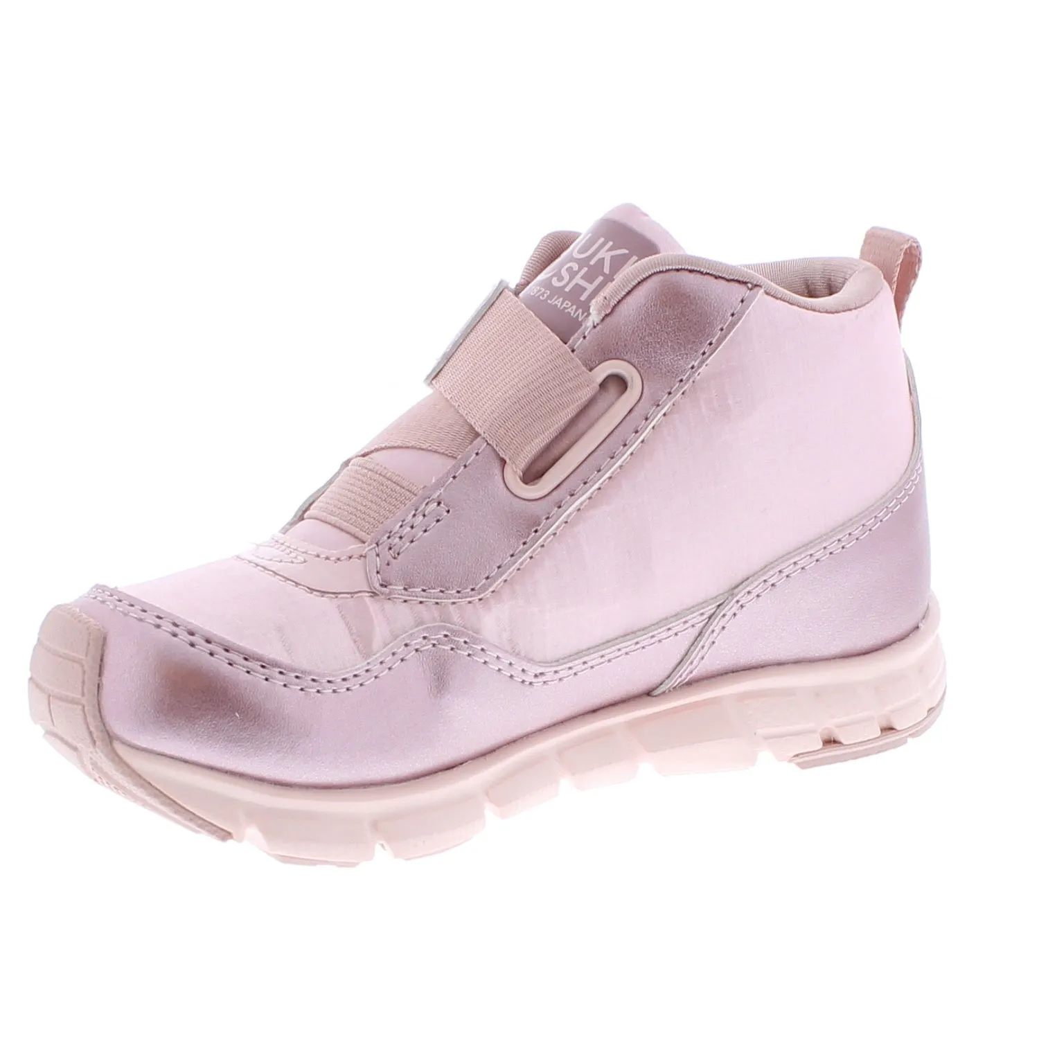 Tsukihoshi Tokyo | Pink/Rose Waterproof Kids High Top Sneakers