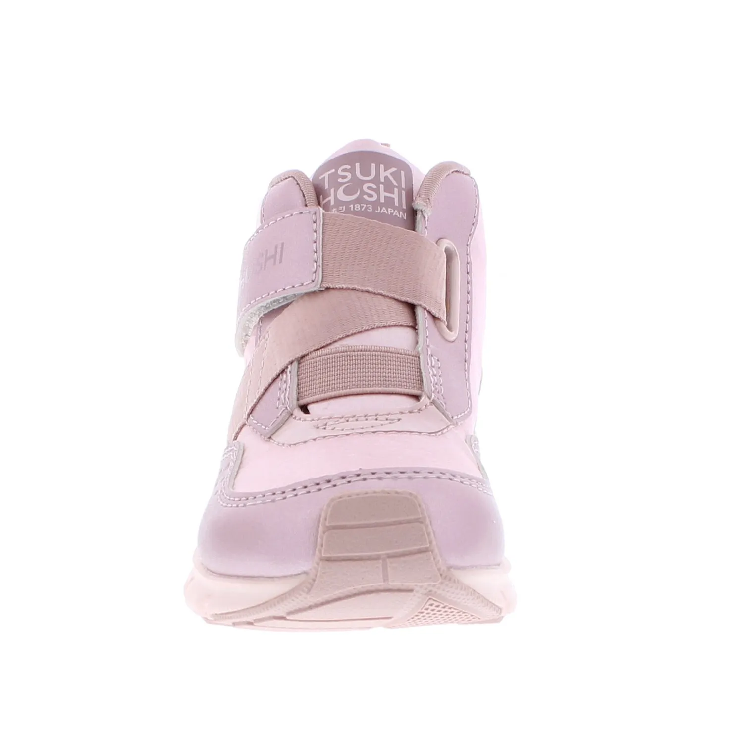 Tsukihoshi Tokyo | Pink/Rose Waterproof Kids High Top Sneakers