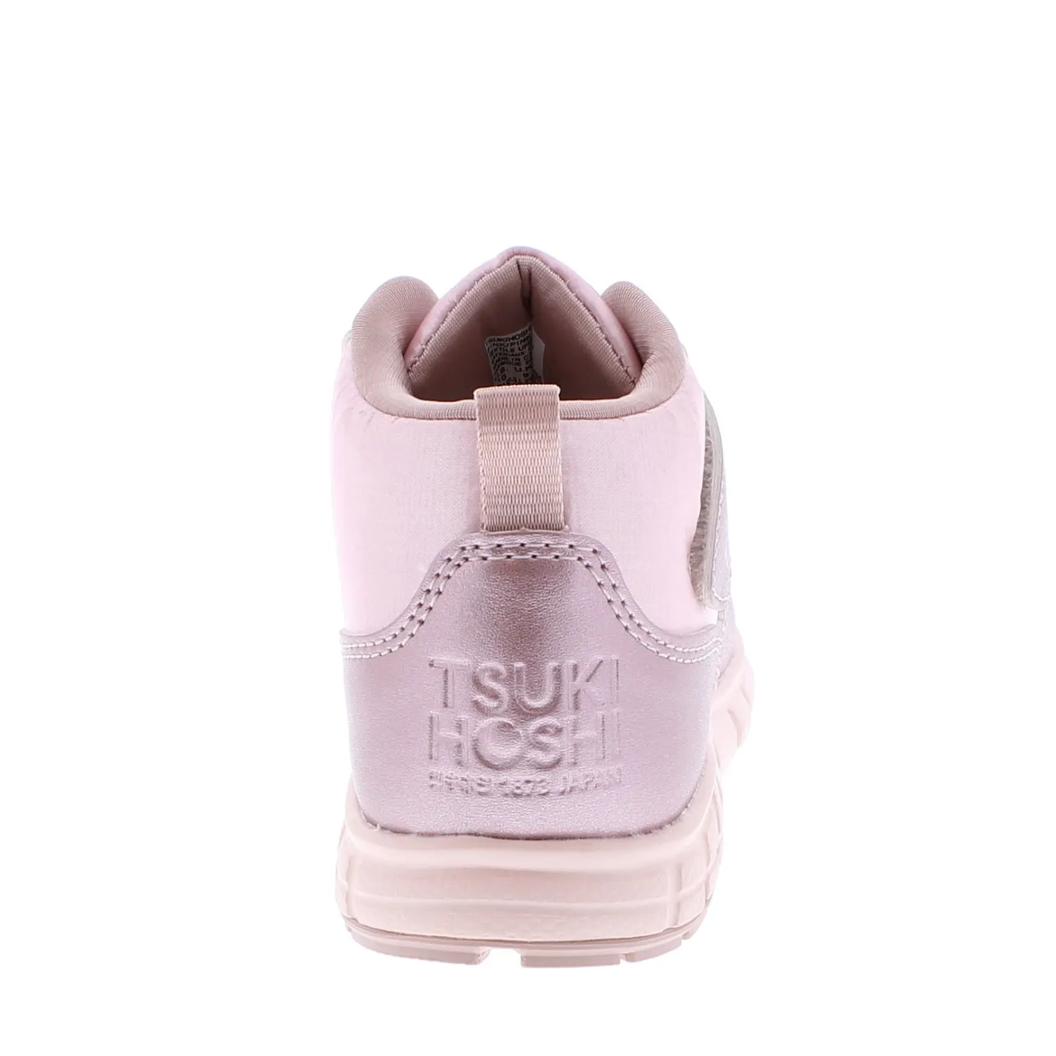 Tsukihoshi Tokyo | Pink/Rose Waterproof Kids High Top Sneakers