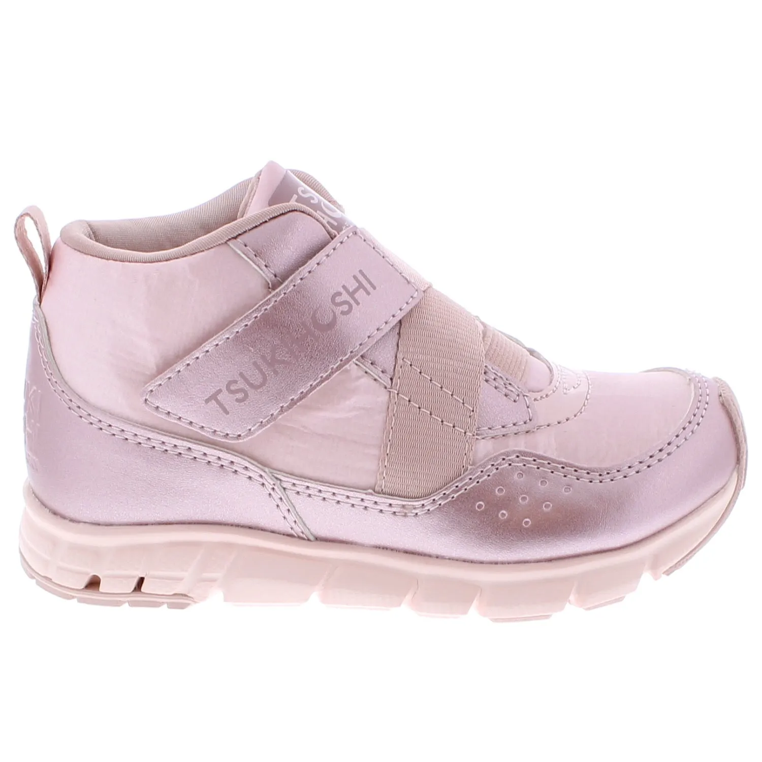 Tsukihoshi Tokyo | Pink/Rose Waterproof Kids High Top Sneakers