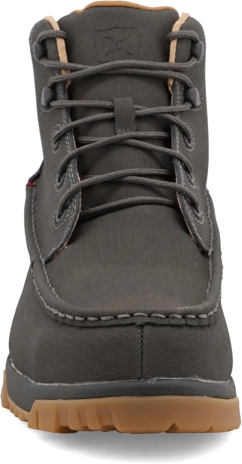 Twisted X Men's 6" Work Boot, Moc Toe Composite Toe with CellStretch