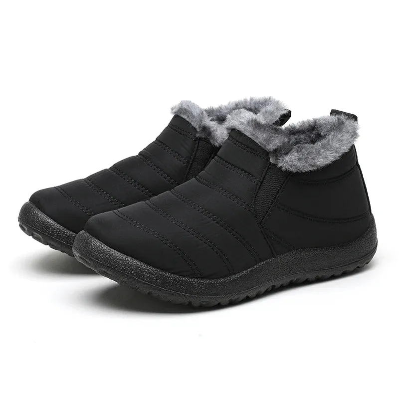 Winter-Ready Snow Boots for Men – Comfortable, Waterproof, and Insulated Ankle Boots for Work and Play!