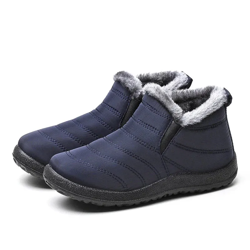 Winter-Ready Snow Boots for Men – Comfortable, Waterproof, and Insulated Ankle Boots for Work and Play!