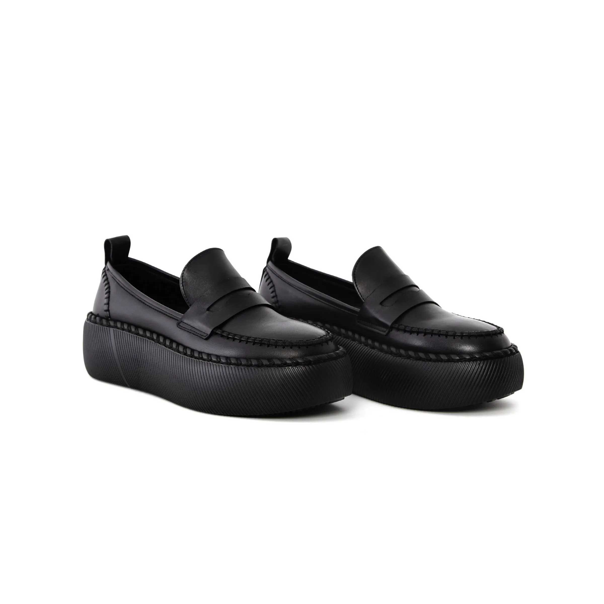 Women's Calf Leather Handmade Sneakers W5003