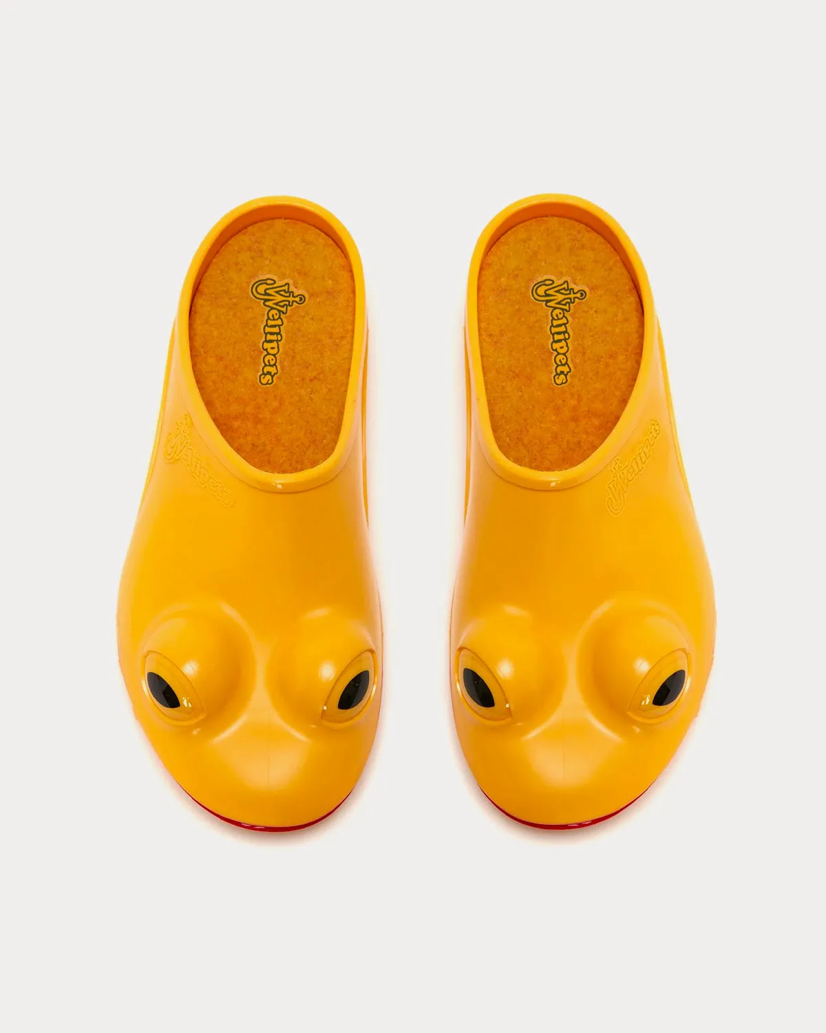 x Wellipets Frog Loafer Yellow Slip Ons