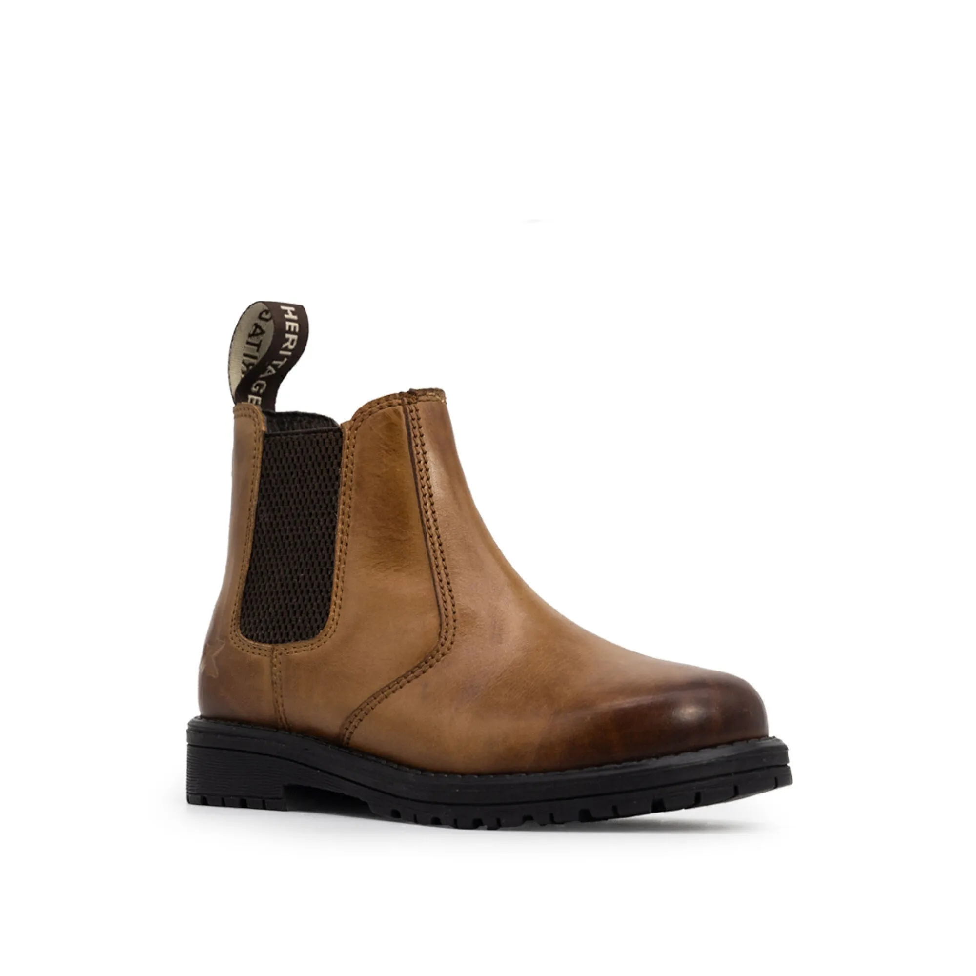 Xpert Heritage Wrangler Junior Dealer Boot Burnished Tan